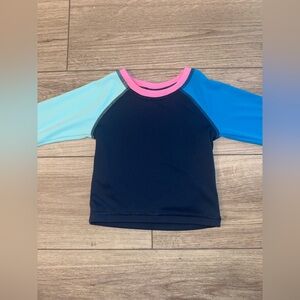 CHUBBIES KIDS Colorblock Long Sleeve Rash Guard